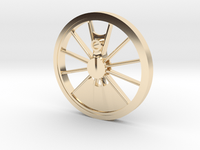 Reno, Inyo, Genoa Driver Wheel in 14k Gold Plated Brass