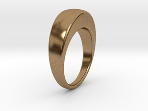 Ø16.51 Egg Ring/Ø0.650 inch in Natural Brass