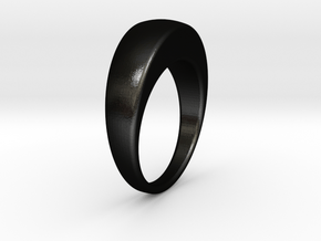Ø16.51 Egg Ring/Ø0.650 inch in Matte Black Steel