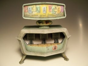 Pack-a-Punch - Nazi Zombies Miniature Perk Machine in Full Color Sandstone