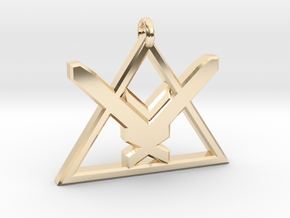 Halo Reach - Noble Team Emblem Pendant in 14k Gold Plated Brass