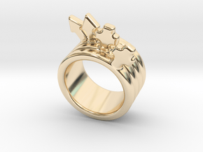 Love Forever Ring 16 - Italian Size 16 in 14K Yellow Gold