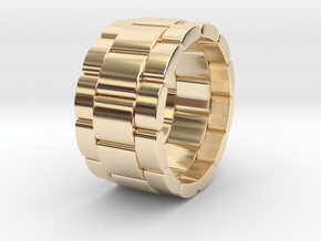  Tibaldo - Ring in 14k Gold Plated Brass: 9.5 / 60.25