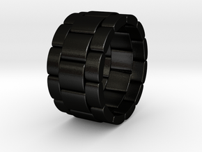  Tibaldo - Ring in Matte Black Steel: 9.5 / 60.25