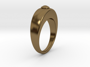 Ø16.51 Egg Ring/Ø0.650 inch Model B in Polished Bronze