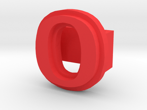BandBit O for Fitbit Flex in Red Processed Versatile Plastic