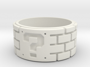 Mario Ring Size 8 in White Natural Versatile Plastic: 5 / 49