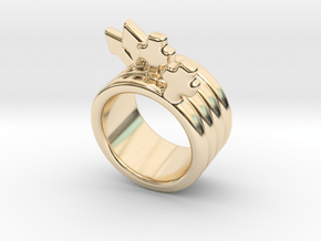 Love Forever Ring 20 - Italian Size 20 in 14K Yellow Gold