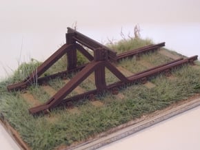 GWR Buffer Stop in White Natural Versatile Plastic