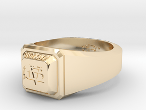 ClassRing8 in 14K Yellow Gold
