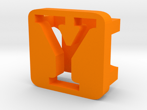 BandBit Y2 for Fitbit Flex in Orange Processed Versatile Plastic