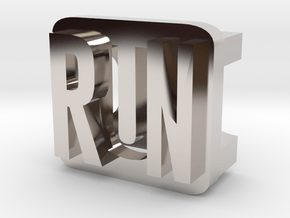 BandBit Run for Fitbit Flex in Rhodium Plated Brass