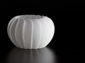 Armadillo Candle Light in White Natural Versatile Plastic