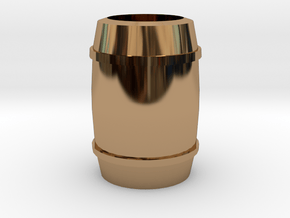 "Barrel" - A Monopoly figure in Polished Brass