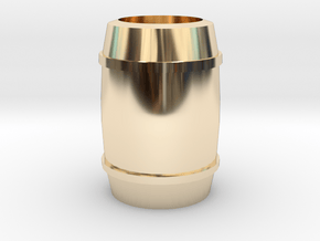 "Barrel" - A Monopoly figure in 14K Yellow Gold
