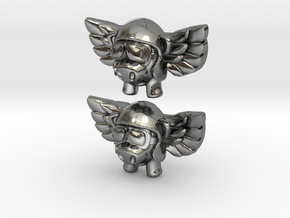 Pig Aviator Lacelocks in Polished Silver