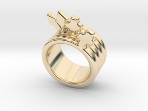 Love Forever Ring 24 - Italian Size 24 in 14K Yellow Gold