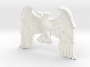 Imperial Eagle Statue in White Processed Versatile Plastic