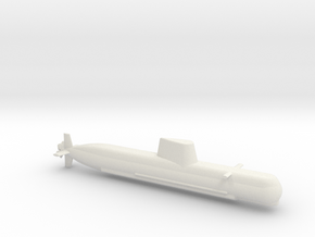 1/600 Son Won-Il (Type 214) Class Submarine in White Natural Versatile Plastic