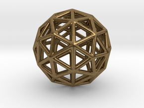 DRAW geo - sphere triangles A in Natural Bronze