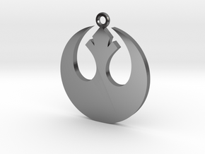 Star Wars Rebel Alliance Charm in Fine Detail Polished Silver