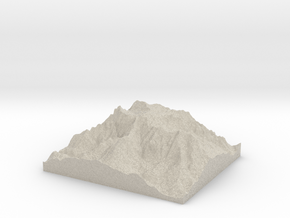 Model of Cima Palon in Natural Sandstone
