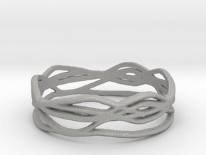 Ring Design 01 Ring Size 9 in Aluminum