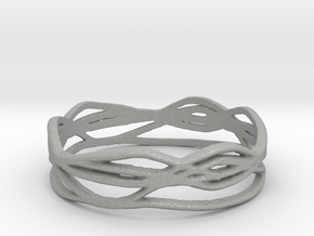 Ring Design 01 Ring Size 10 in Aluminum