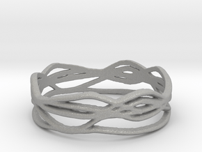 Ring Design 01 Ring Size 8.5 in Aluminum