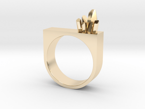 Mineral Ring in 14K Yellow Gold: Extra Small