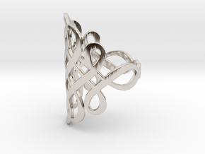 Celtic Knot Ring Size 9 in Platinum