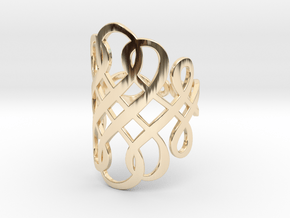 Celtic Knot Ring Size 10 in 14K Yellow Gold