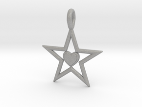 Pendant Of Star in Aluminum