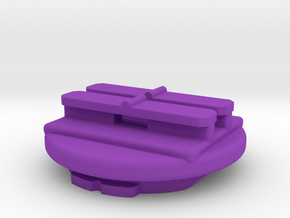 Contour / Garmin Quarter-turn Adapter Mount in Purple Processed Versatile Plastic