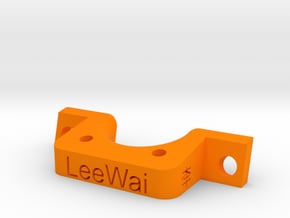 B5M Front Wing Mount in Orange Processed Versatile Plastic