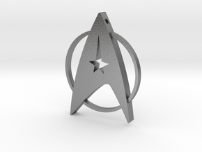 Star Trek Pendant in Natural Silver