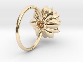 Succulent Stacking Ring No. 5 in 14K Yellow Gold: 5 / 49