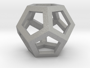 Dodecahedron in Aluminum