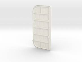 Double Door 1 Left in White Processed Versatile Plastic