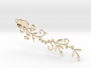 Alla Floria Simplis in 14k Gold Plated Brass