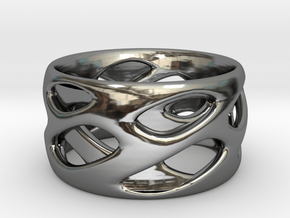 Ring Eye in Fine Detail Polished Silver