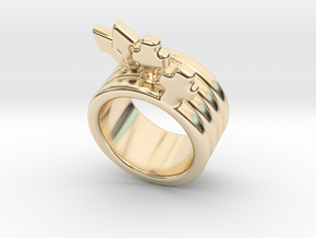 Love Forever Ring 27 - Italian Size 27 in 14K Yellow Gold