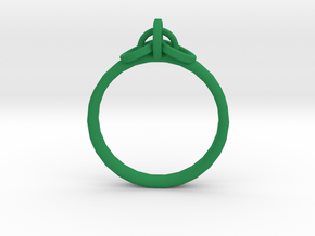 Ring for Joanne, Size H 1/2 in Green Processed Versatile Plastic