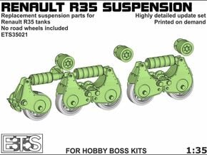 ETS35021 Renault R35 Suspension Basic (for HB) in Smooth Fine Detail Plastic