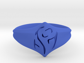 Mom Ring in Blue Processed Versatile Plastic