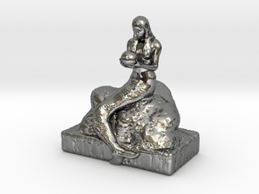 Mermaid 20160229 AS in Fine Detail Polished Silver