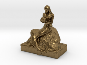 Mermaid 20160229 AS in Polished Bronze