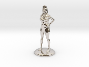 Nurse with Needle - 28 mm version in Platinum