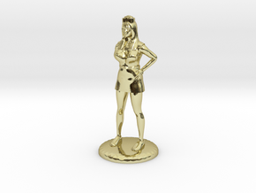 Nurse with Needle - 28 mm version in 18k Gold Plated Brass