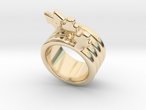 Love Forever Ring 28 - Italian Size 28 in 14K Yellow Gold